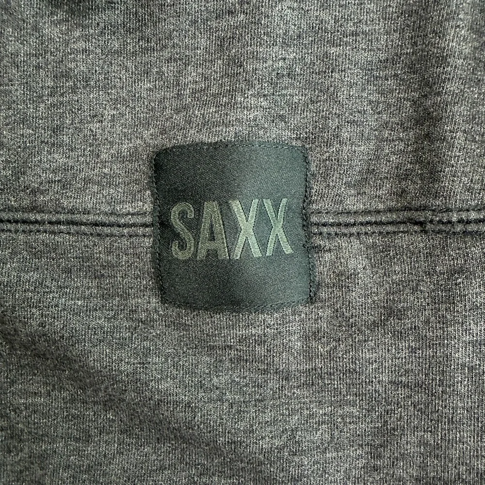 SAXX Mens 3Six Five Lightweight Sweatshirt Sz L Gray Modal‎ Blend Quiet Luxury